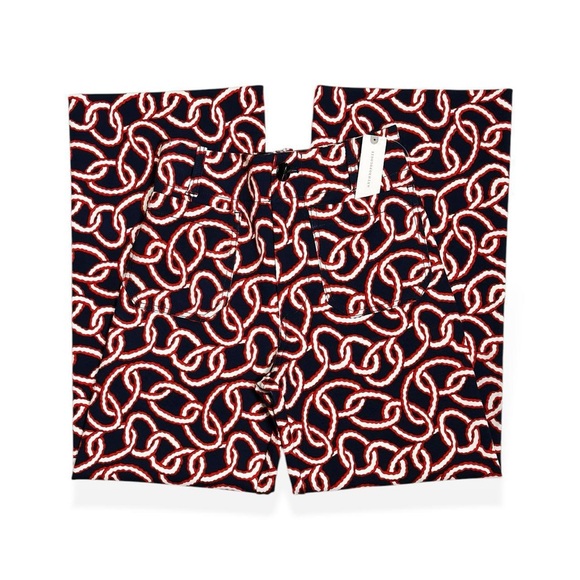 MAEVE x ANTHROPOOGIE Colette Cropped Wide-Leg Ponte Pants, Blue/Midnight, 24” - Picture 12 of 14